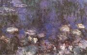 Claude Monet Waterlilies(Green Reflections) (mk09) oil